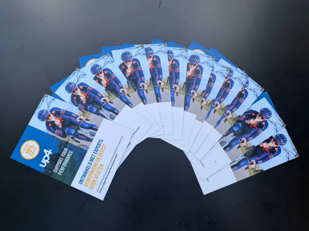 Flyers van Up4 Support Your Performance